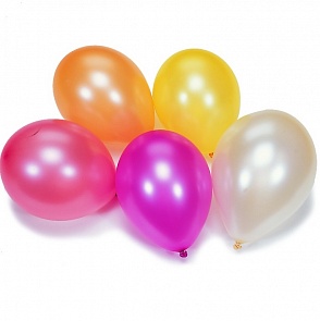 Набор из 10 разноцветных шариков с перламутром (Everts, 467100F N)